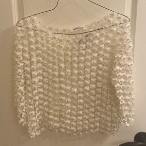 Pearl beaded top by RIVIR